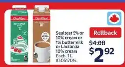 Walmart Sealtest Cream or Buttermilk offer