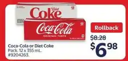 Walmart Coca-Cola or Diet Coke offer