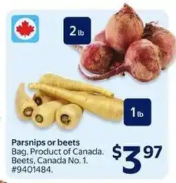 Walmart Parsnips or beets offer