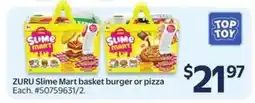 Walmart ZURU Slime Mart basket burger or pizza offer