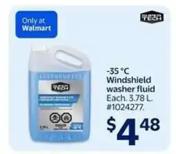 Walmart Windshield washer fluid offer