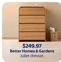 Walmart Juliet dresser offer