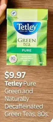 Walmart Tetley Pure Green Tea offer