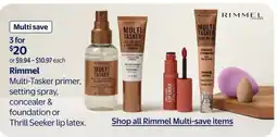 Walmart Rimmel Multi-Tasker Products offer