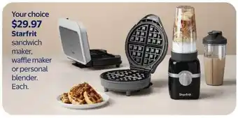 Starfrit sandwich maker, waffle maker or personal blender