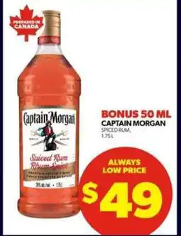 Real Canadian Liquorstore Captain Morgan Spiced Rum offer