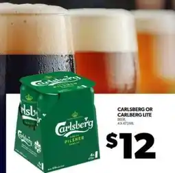 Real Canadian Liquorstore Carlsberg or Carlsberg Lite offer