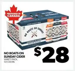 Real Canadian Liquorstore No Boats On Sunday Cider offer