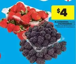 Real Canadian Superstore Blackberries or Strawberries offer
