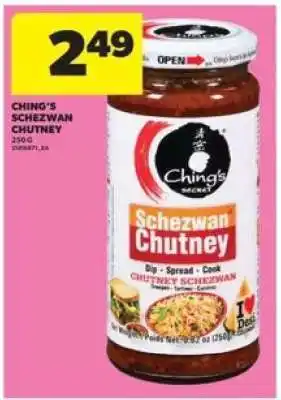 Real Canadian Superstore Ching's Schezwan Chutney offer