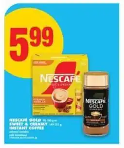No Frills NESCAFÉ GOLD SWEET & CREAMY INSTANT COFFEE offer