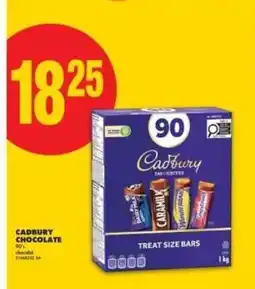 No Frills CADBURY Chocolate offer