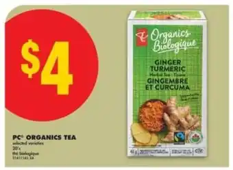 No Frills PC Organics Tea offer