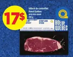 Maxi Boeuf Québec strip loin steak offer