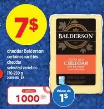 Maxi BALDERSON CHEDDAR offer