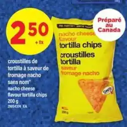 Maxi croustilles de tortilla à saveur de fromage nacho sans nom offer