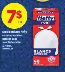 Maxi Hefty Fort Garbage Bags offer
