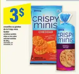 Maxi Quaker Crispy Minis offer