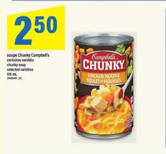 Maxi Campbell's Chunky Soup offer