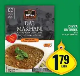 Food Basics Divya Entrées Dal Makhani offer