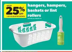 Real Canadian Superstore HANGERS, HAMPERS, BASKETS OR LINT ROLLERS offer