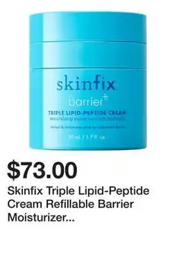 Sephora Skinfix Triple Lipid-Peptide Cream Refillable Barrier Moisturizer with Ceramides offer