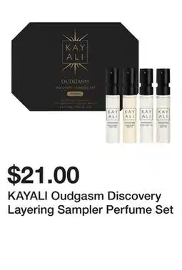 Sephora KAYALI Oudgasm Discovery Layering Sampler Perfume Set offer