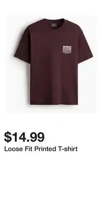 H&M Loose Fit Printed T-shirt offer