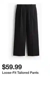 H&M Loose-Fit Tailored Pants offer