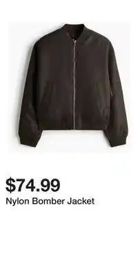 H&M Nylon Bomber Jacket offer