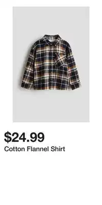 H&M Cotton Flannel Shirt offer