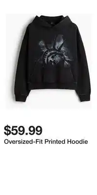 H&M Oversized-Fit Printed Hoodie offer