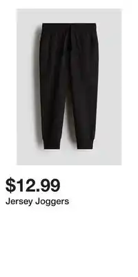 H&M Jersey Joggers offer