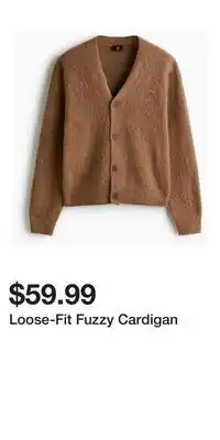H&M Loose-Fit Fuzzy Cardigan offer