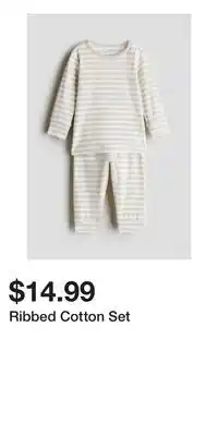 H&M Ribbed Cotton Set offer