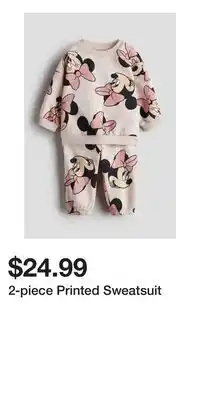 H&M 2-piece Printed Sweatsuit offer