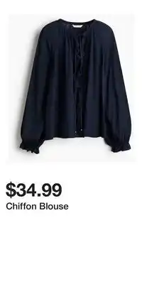H&M Chiffon Blouse offer