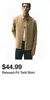 H&M Relaxed-Fit Twill Shirt offer