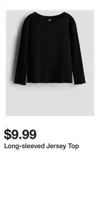 H&M Long-sleeved Jersey Top offer