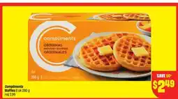 FreshCo Compliments Waffles 8 pk 280 g offer