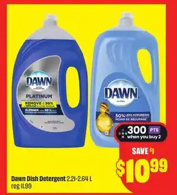 FreshCo Dawn Dish Detergent 2.21-2.64 L offer