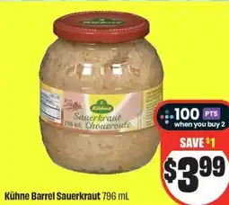 FreshCo Kühne Barrel Sauerkraut offer