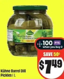 FreshCo Kühne Barrel Dill Pickles offer
