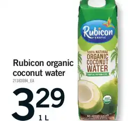 Fortinos RUBICON COCONUT WATER, 1 L offer
