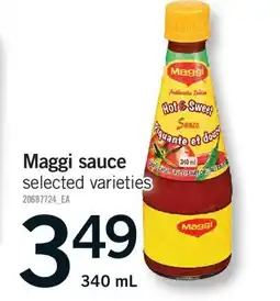Fortinos MAGGI SAUCE, 340 ML offer