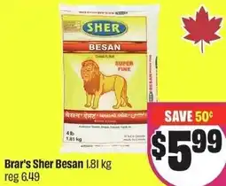 FreshCo Brar's Sher Besan offer