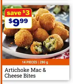 M & M Food Market Artichoke Mac & Cheese Bites offer