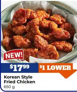 M & M Food Market Korean Style Fried Chicken offer