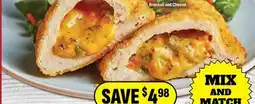 M & M Food Market Broccoli and Cheese Stuffed, Breaded Chicken offer