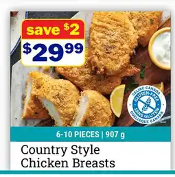 M & M Food Market Country Style Chicken Breasts offer